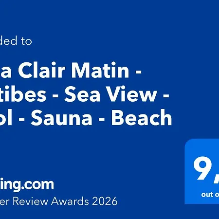 Clair Matin - - Sea View - Pool - Sauna - - Ac 别墅